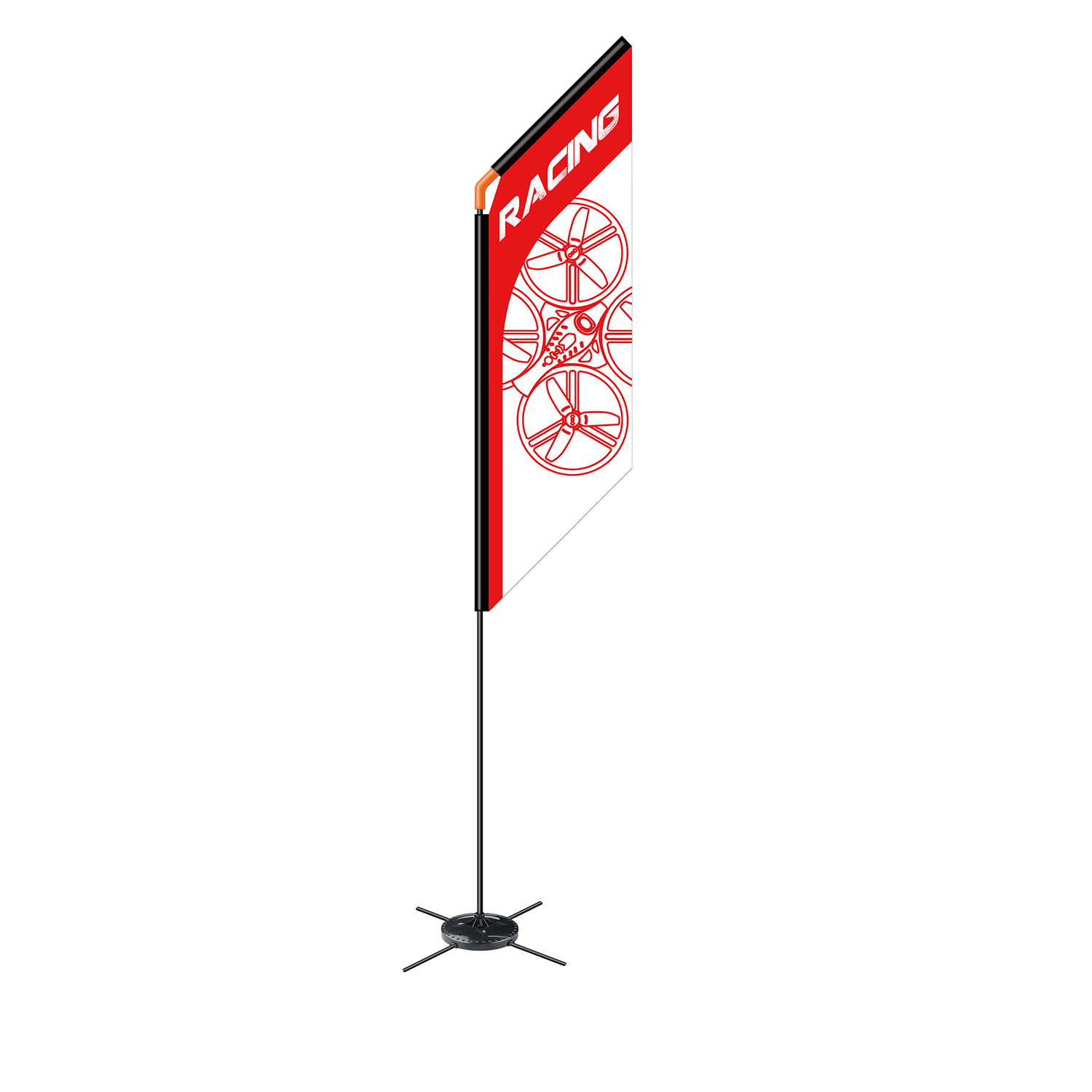 560mm FPV Racer Flag Drone Qua - огляд і ціна Drone Racing Flag